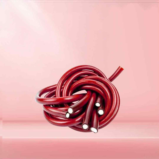 Bonbon Fini câble lisse  70 cm à la fraise