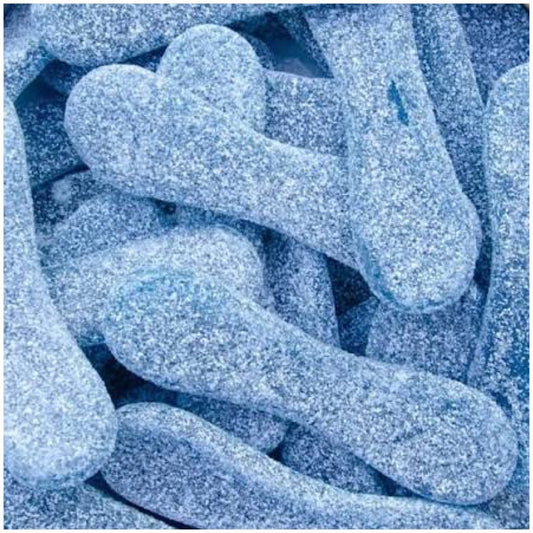 Langue de chat citrique bleu à la framboise